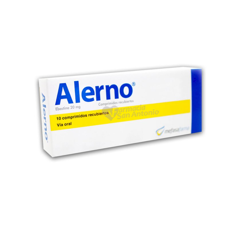 ALERNO 20 MG X 10 COMP