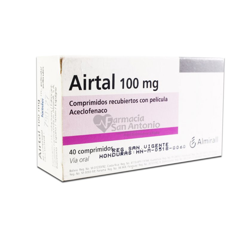 UNIDAD AIRTAL 100MG TAB