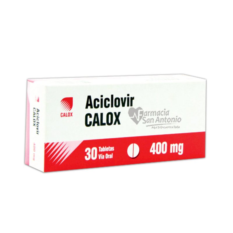 UNIDAD ACICLOVIR 400MG X 30 TAB