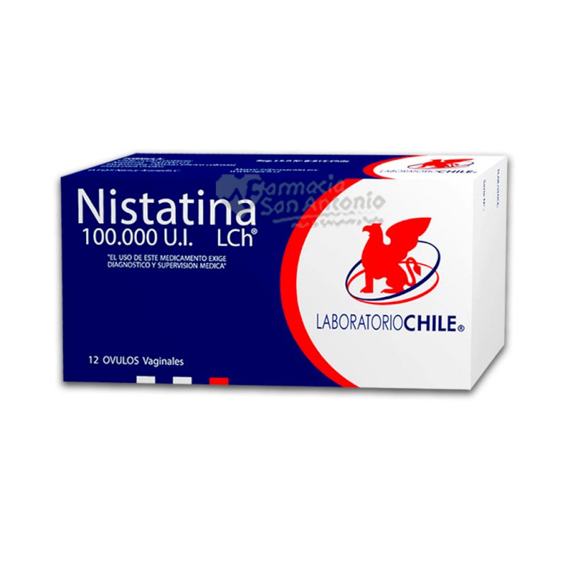 NISTATINA 100,000 U.I. X 12 OVULOS