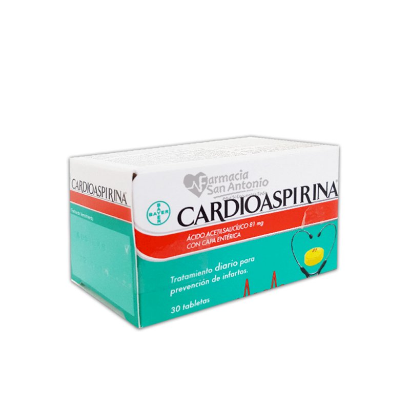 CARDIO ASPIRINA 81MG X 30 TAB