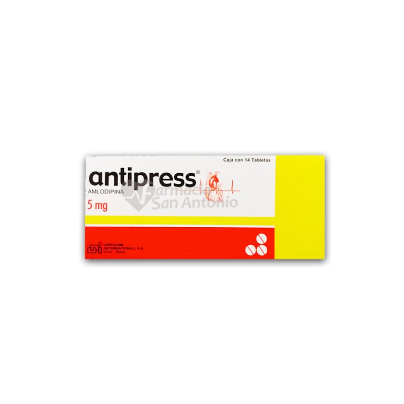 ANTIPRESS 5MG X 14 TAB