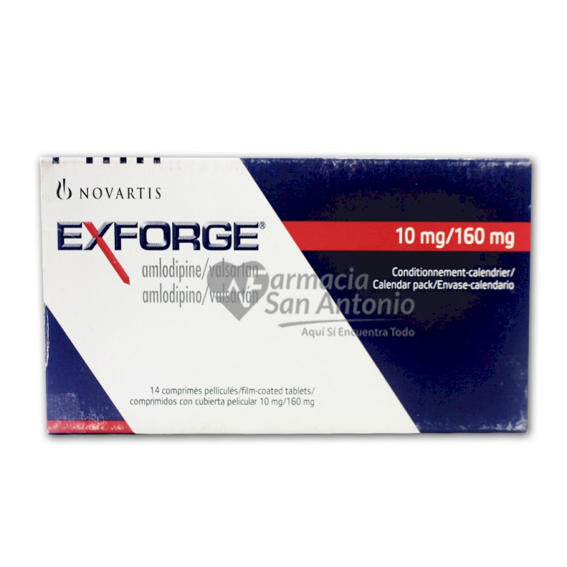 EXFORGE 160/10MG 14 TAB