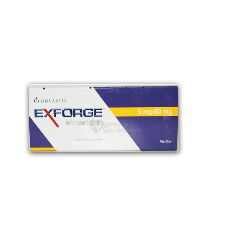 EXFORGE 5MG/80MG X 14 TABS