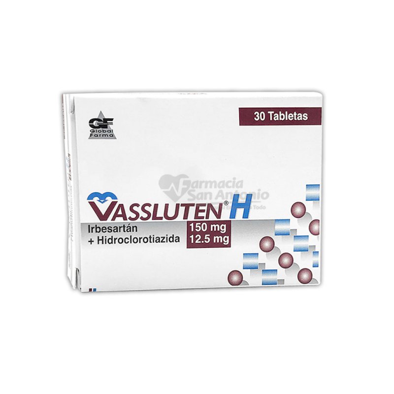 VASSLUTEN H 150/12.5MG X 30 TAB