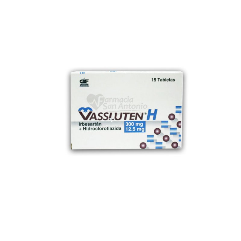 VASSLUTEN H 300/12.5MG X 15 TAB