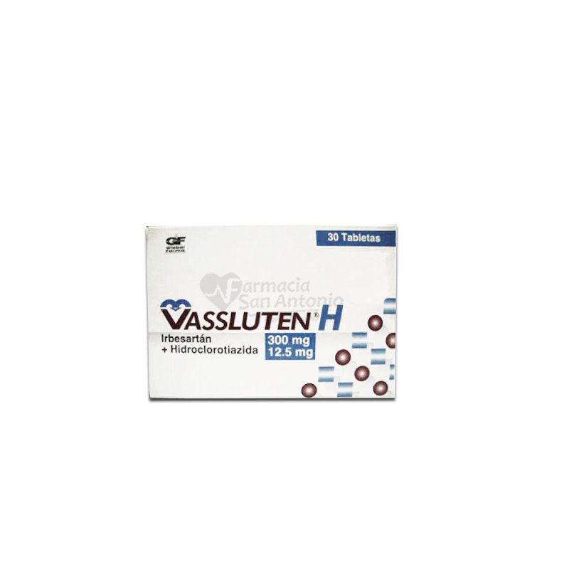 VASSLUTEN H 300/12.5MG X 30 TAB