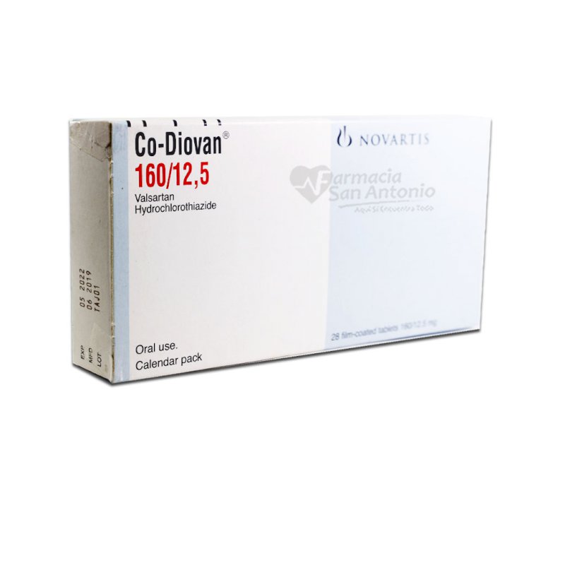 CO-DIOVAN 160/12.5MG X 28 TAB