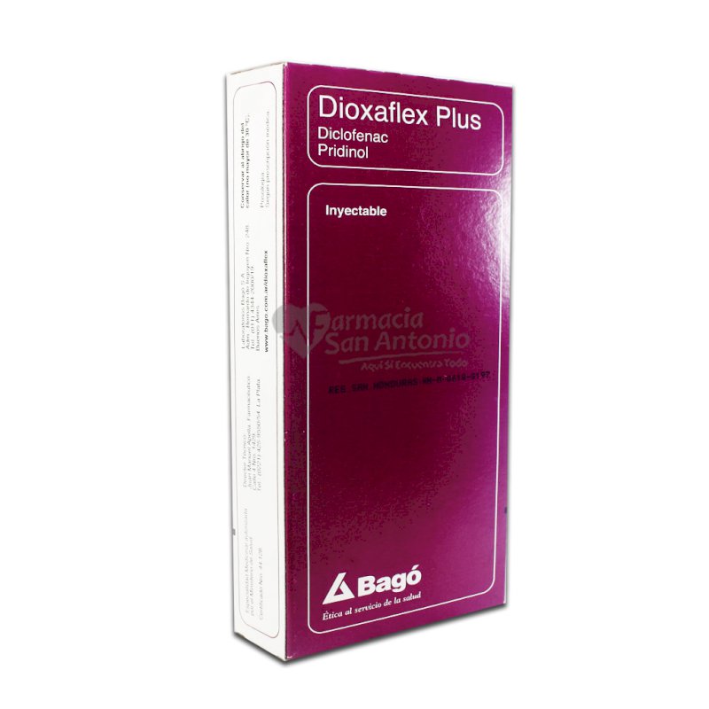 DIOXAFLEX PLUS 75MG X 3 AMP