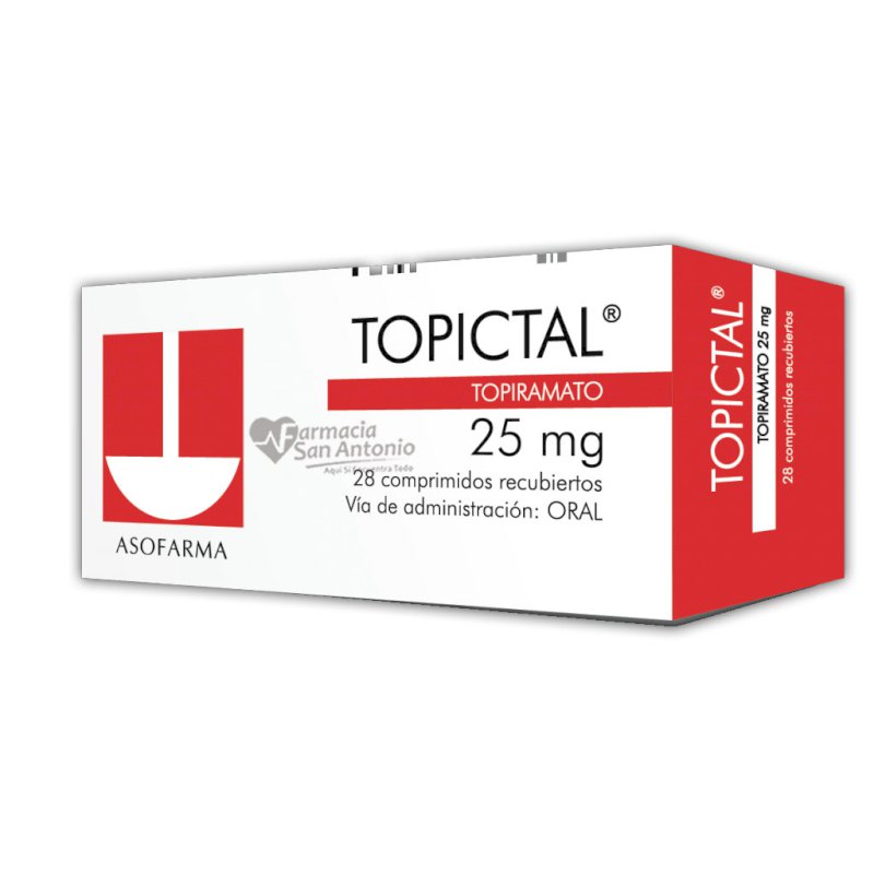 TOPICTAL 25MG X 28 COMP