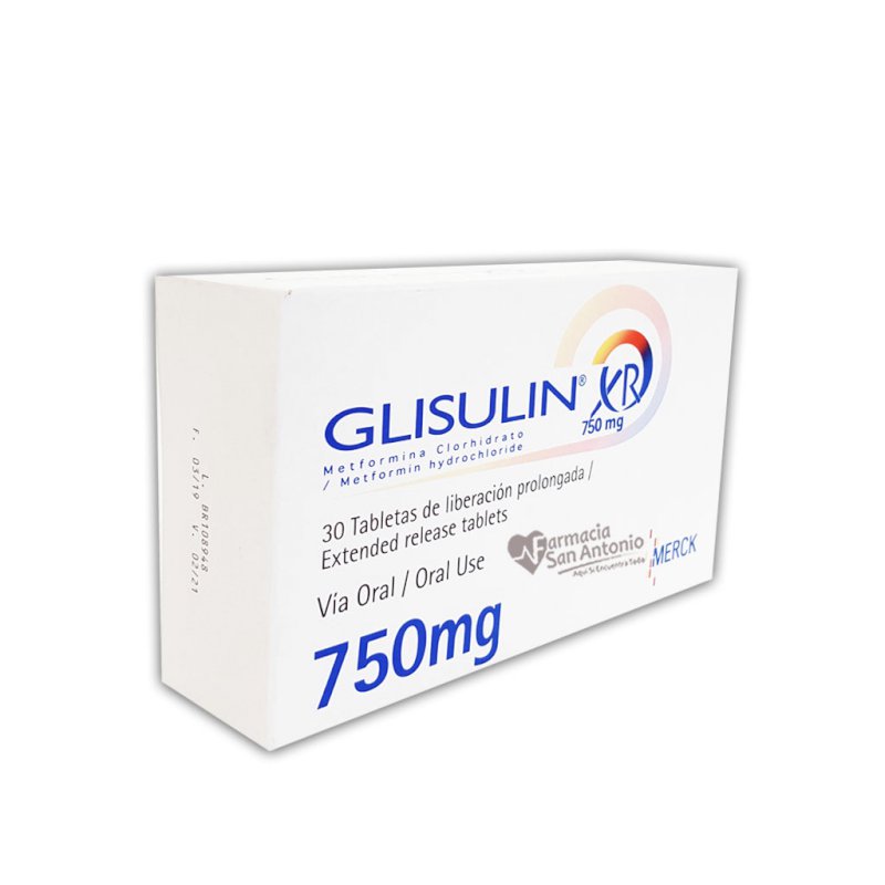 GLISULIN XR 750MG X 30 TAB @