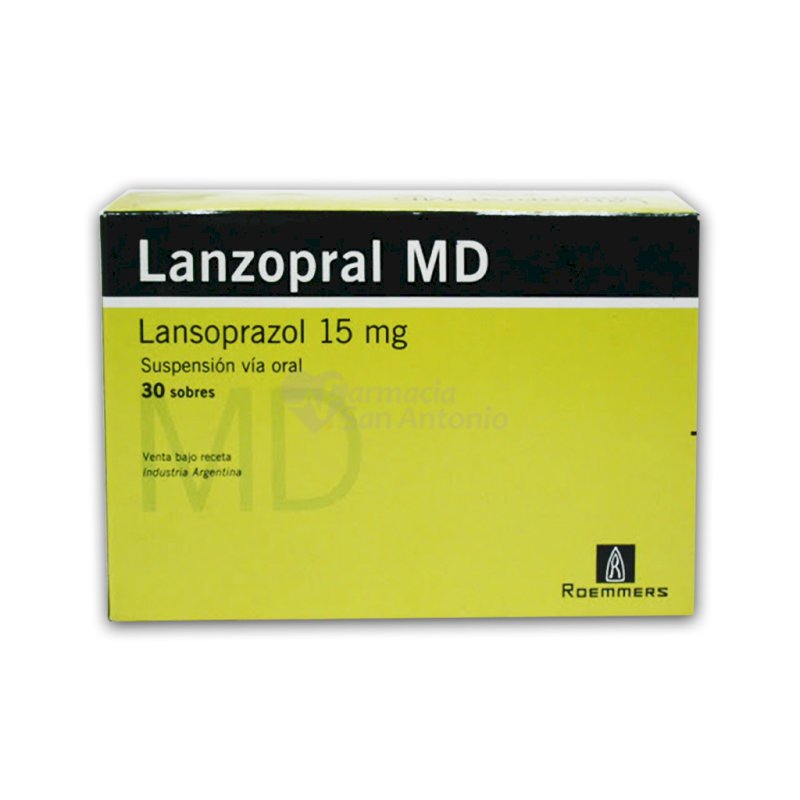 LANZOPRAL MD 15MG X 30 SOBRES $