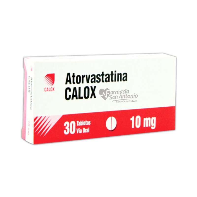 UNIDAD CALOX ATORVASTATINA 10MG X 30 TAB