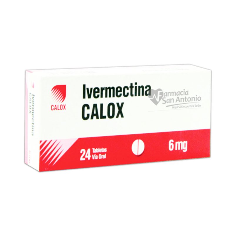 UNIDAD CALOX IVERMECTINA 6MG X 24 TAB