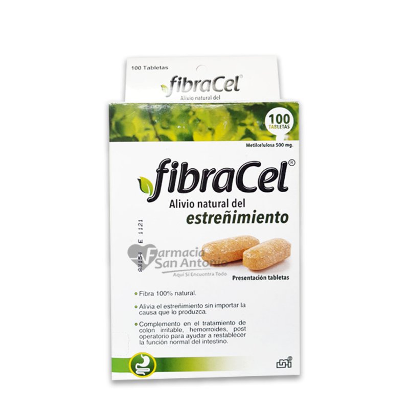 UNIDAD FIBRACEL 500MG TAB