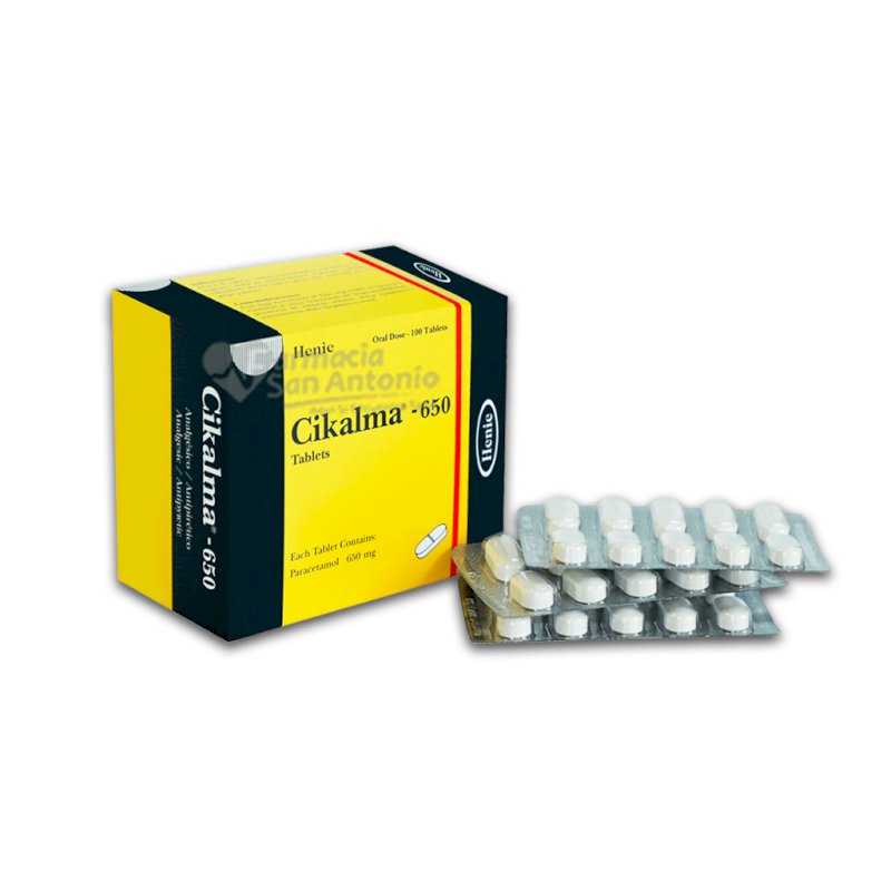 CIKALMA 650MG X 100 TAB