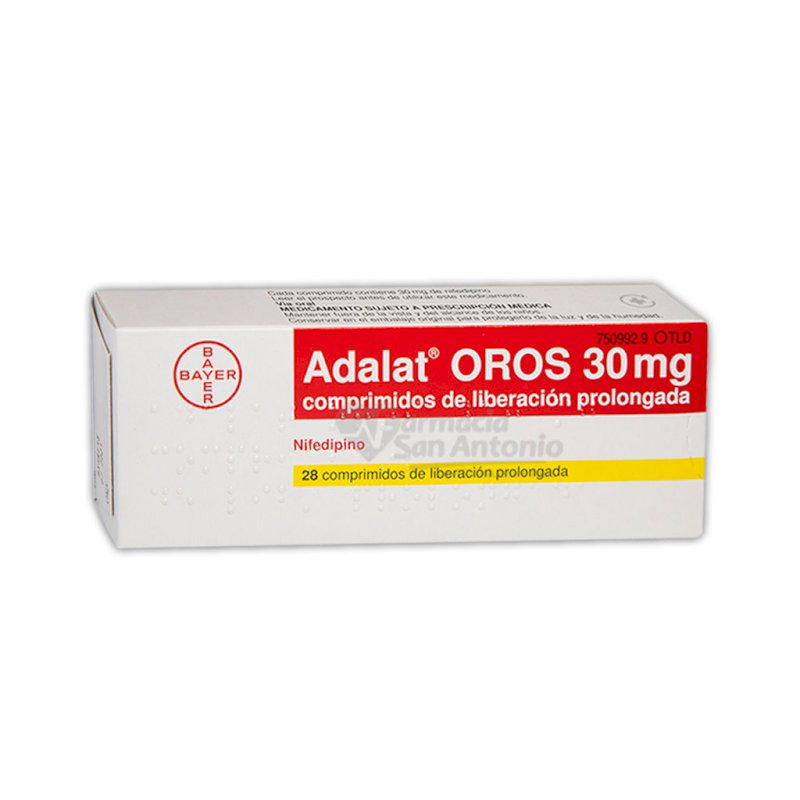 ADALAT OROS 30MG X 30 TABS