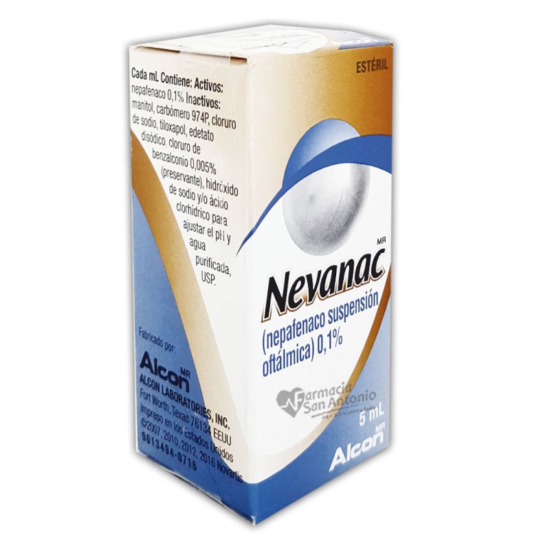 NEVANAC 0,1% OFTALMICO 5ML