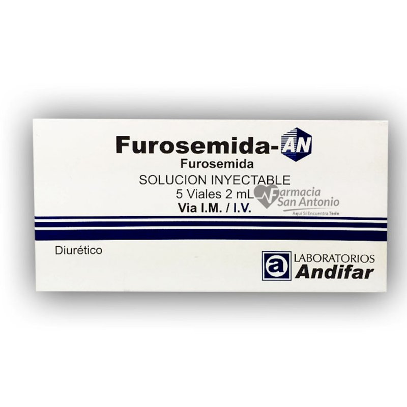 FUROSEMIDA ANDIFAR X 5 AMP 2ML