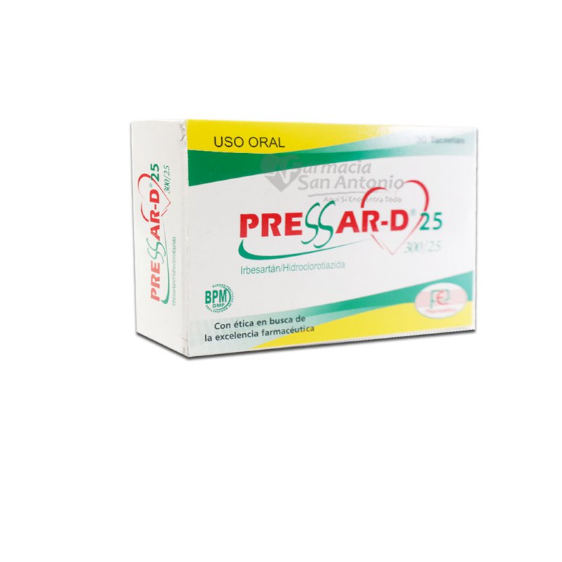 PRESSAR D 300/25 X 30 TABS