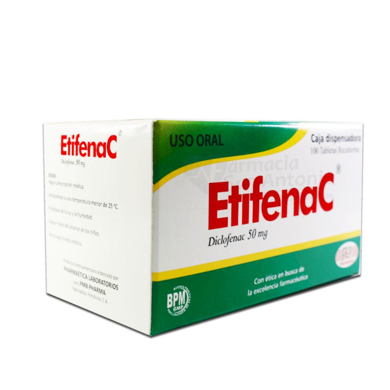 ETIFENAC 50 MG (DICLOFENAC ANALG,ANTIINFALAM)