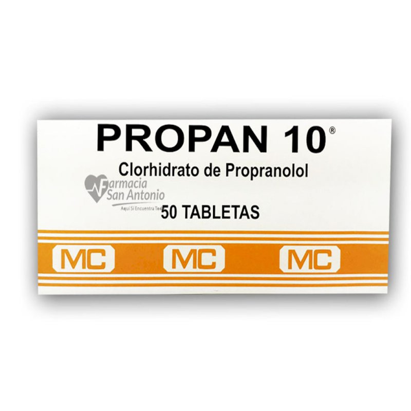 PROPAN 10MG FCO X 50 TABS