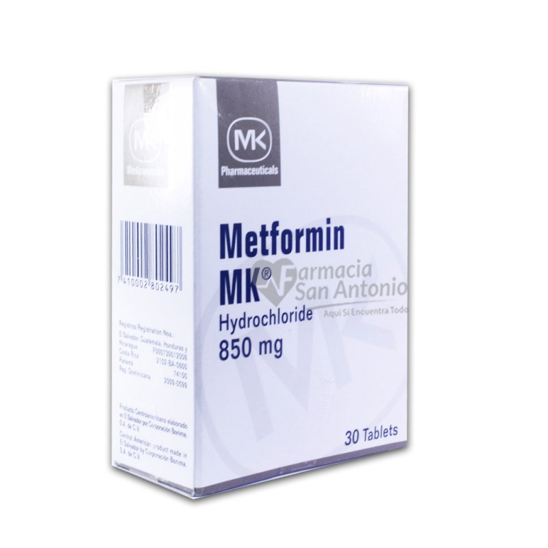 METFORMINA MK 850MG X 30 TABS