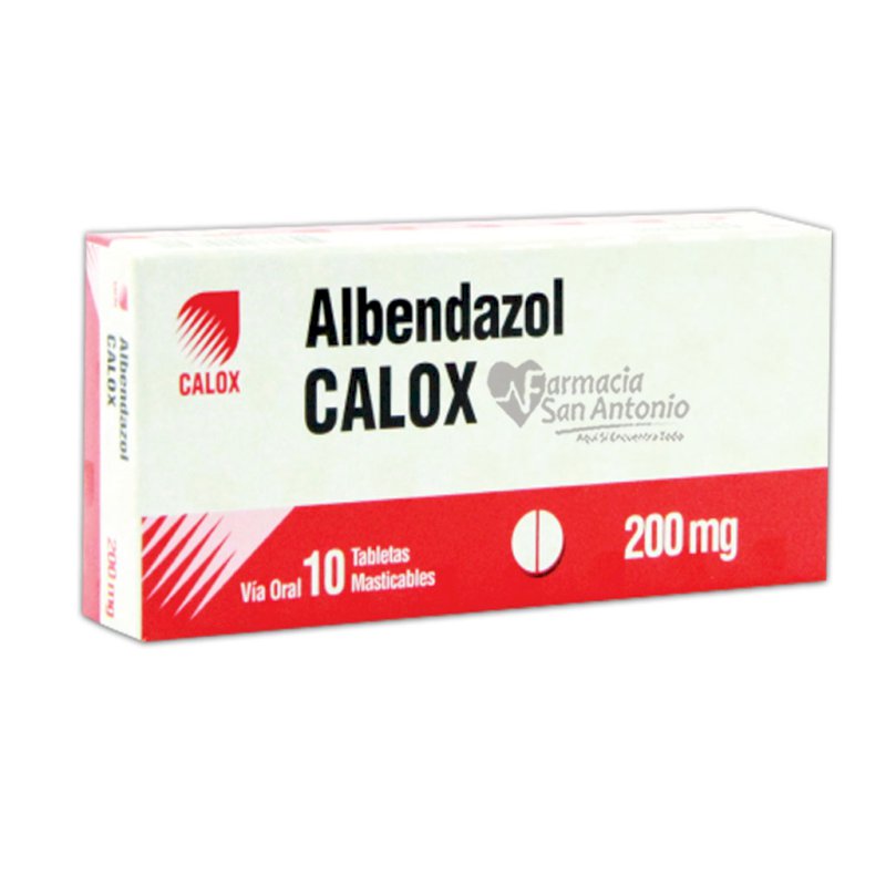 UNIDAD CALOX  ALBENDAZOL 200MG CJA X 10