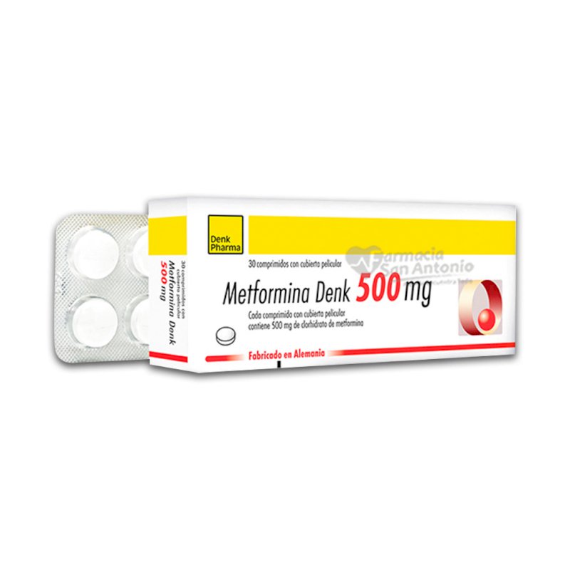 UNIDAD DENK METFORMINA 500MG