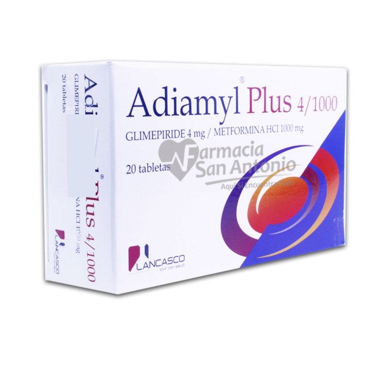 ADIAMYL PLUS 4/1000 X 20 TABS