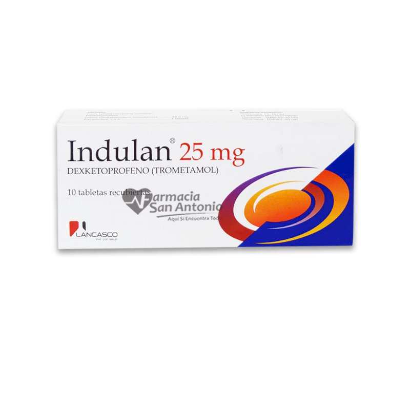 UNIDAD LANCASCO INDULAN 25MG TAB