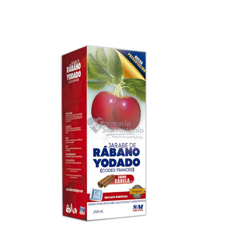 RABANO YODADO 240ML S & M