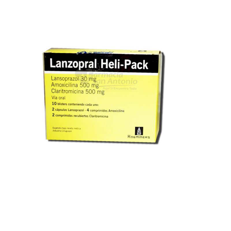 LANZOPRAL HELI PACK X 10 BLISTER $