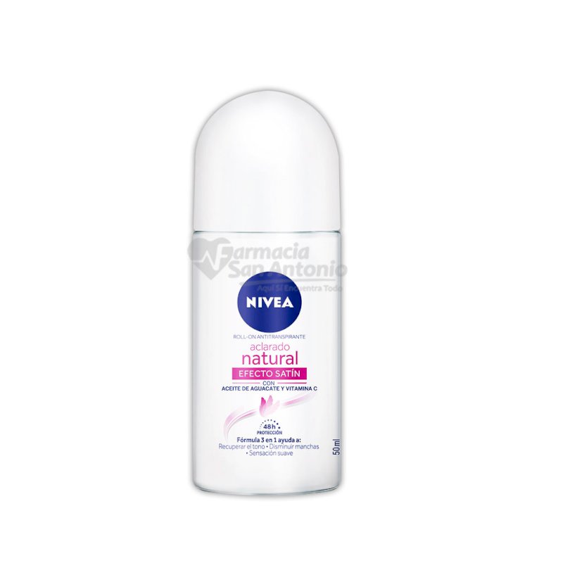 NIVEA DEO ROLL-ON ACLARADO NATURAL X 50ML