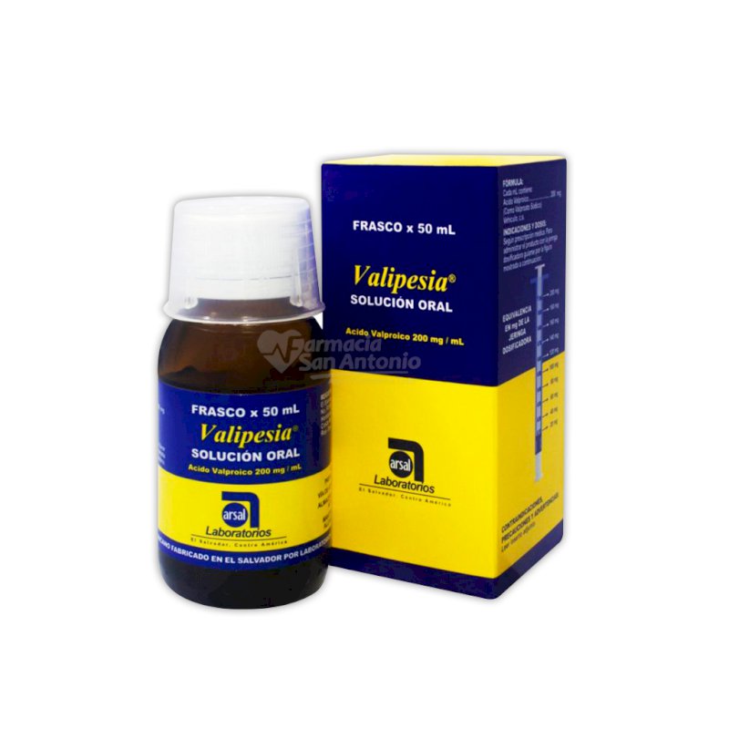 VALIPESIA SOLUCION 200MG / 1ML X 50ML