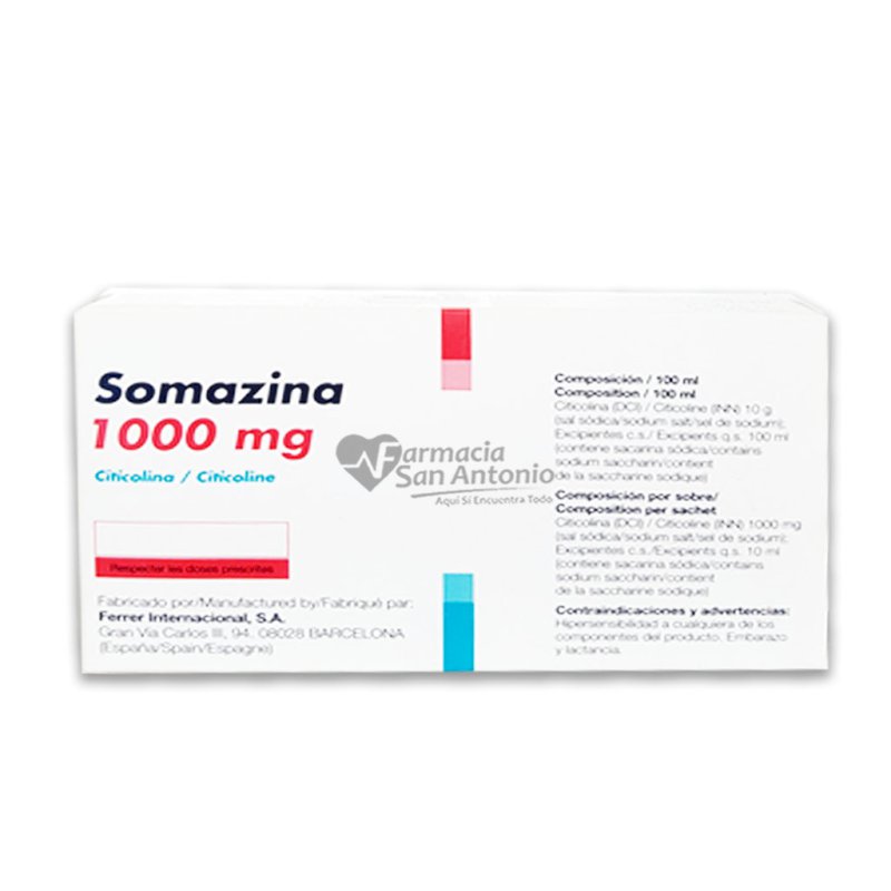 SOMAZINA 1000MG X 6 SOBRES