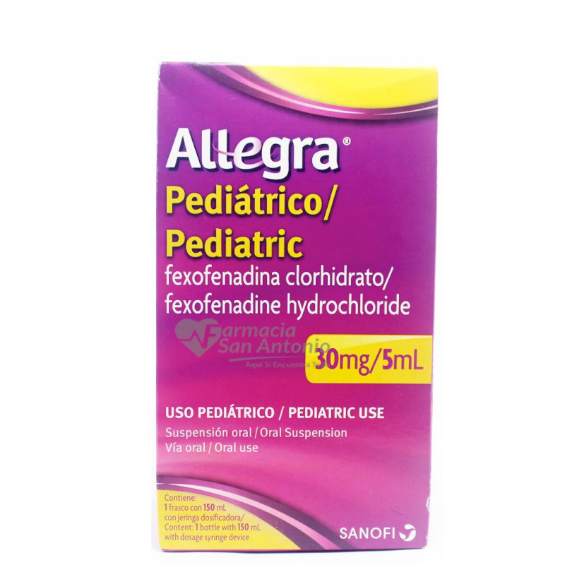 ALLEGRA SUSPS PED X 150 ML