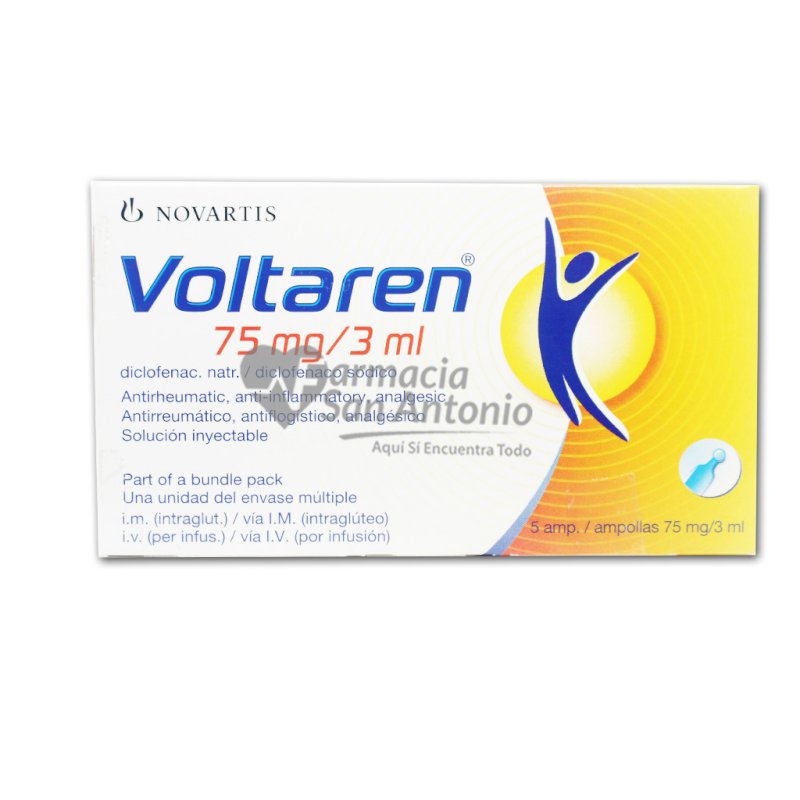 UNIDAD VOLTAREN 75MG AMP