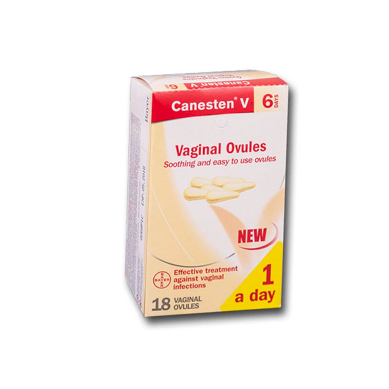 CANESTEN VAGINAL 100MG X 18 OVULOS