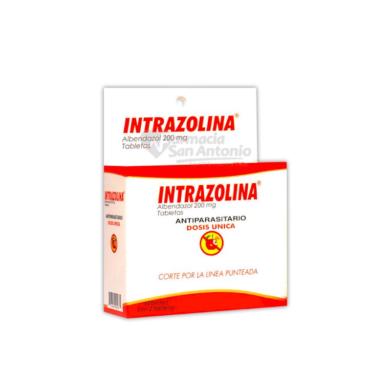 INTRAZOLINA X 20 TABS (10 SOBRES)