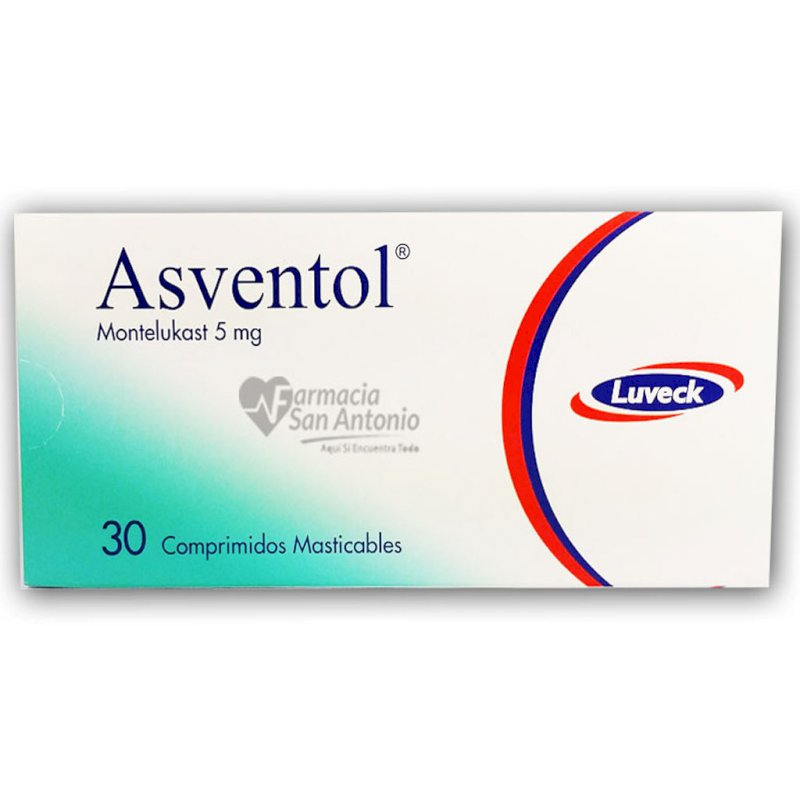 ASVENTOL 5MG X 30 COMPS