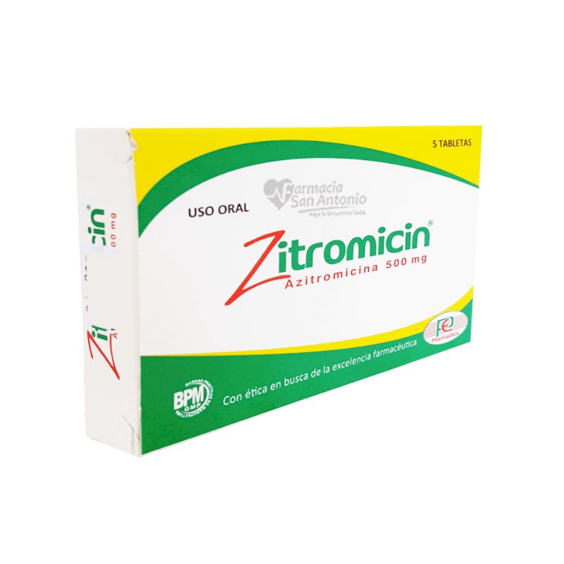 UNIDAD PMB PHARMA ZITROMICIN 500MG X TAB