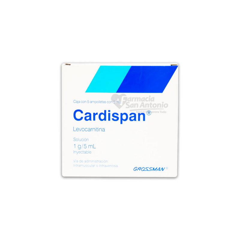 CARDISPAN 1G IM/IV 5 ML X 5 AMPOLLAS