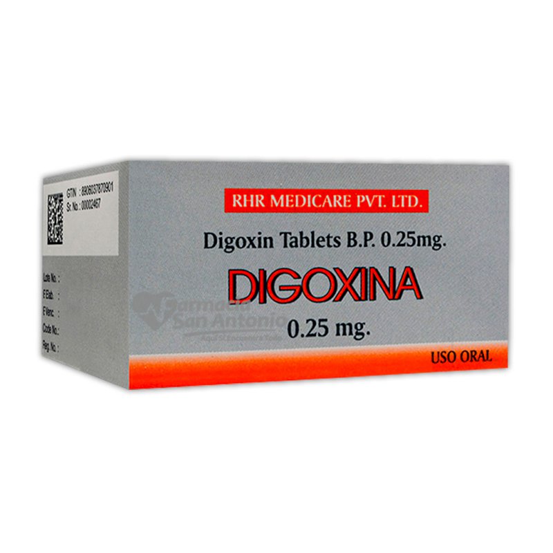 UNIDAD PHARMA INTER DIGOXINA 0.25MG TABS