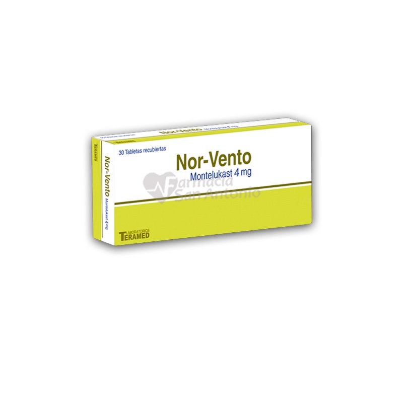 NOR VENTO 4MG X 30 TABS