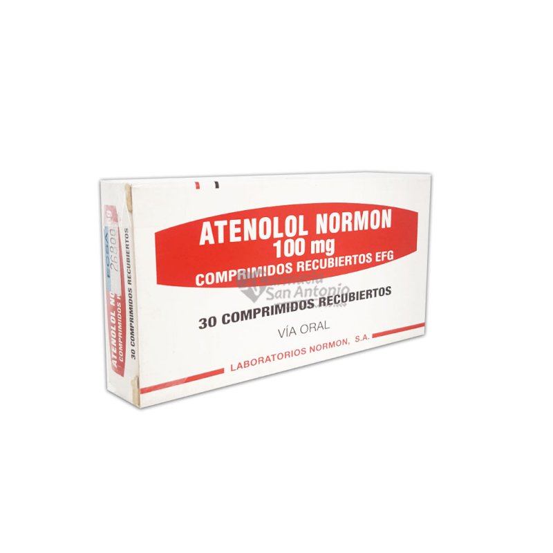 UNIDAD NORMON ATENOLOL 100MG TAB