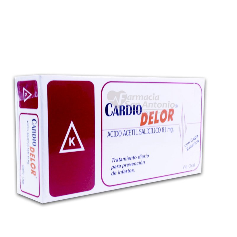 CARDIO DELOR 81MG X 30 TAB