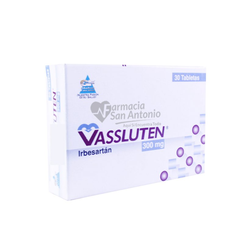 VASSLUTEN 300MG X 30 TAB