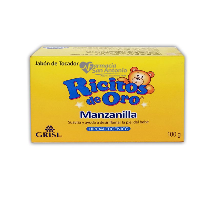 JABON RICITOS DE ORO CON MANZANILLA 100G