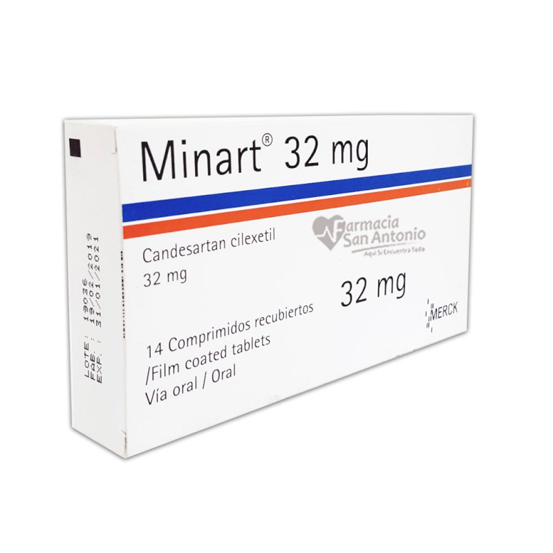 MINART 32MG X 14 COMPS @